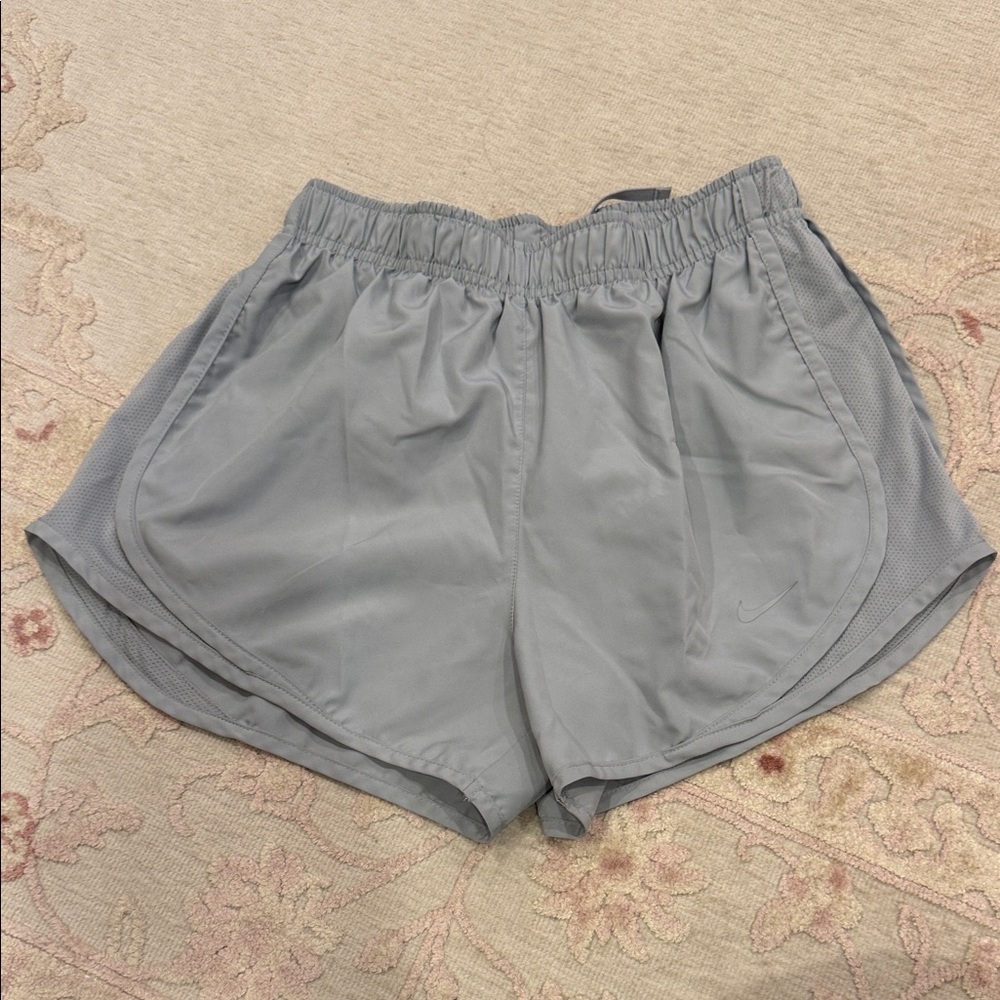 Nike Women's Athletic Shorts in Light Gray